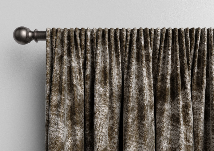 Cyrus Crushed Velvet, Latte - Made to Measure Curtains - Image 9